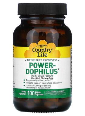 乡村生活,Power-Dophilus，100 粒全素胶囊