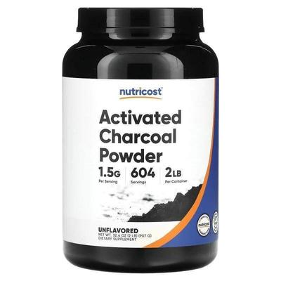 Nutricost,Activated Charcoal Powder, Unflavored, 2 lb (907 g
