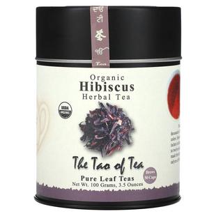 The Tao of Tea,Organic Hibiscus Herbal Tea, Caffeine free, 3