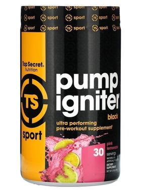 Top Secret Nutrition, LLC,Sport, Pump Igniter Black, Ultra P