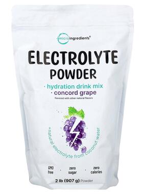 Micro Ingredients,Electrolyte Powder, Concord Grape