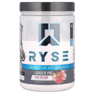 Ryse Supps,Loaded Pre，高刺激锻炼前，粉红飞溅，13.9 盎司（39
