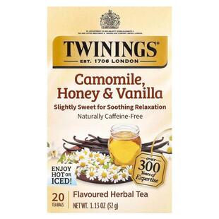 川宁,花草茶，甘菊，蜂蜜香草，天然无咖啡萃取，20独立茶包，1.1