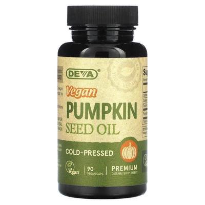 Deva,Vegan Pumpkin Seed Oil, 90 Vegan Caps
