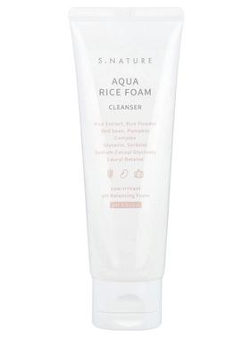 S.NATURE,Aqua Rice Foam Cleanser, 2.7 fl oz (80 ml)