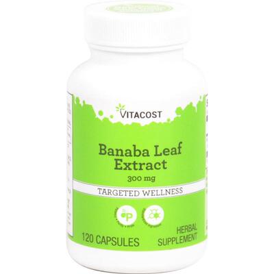 Vitacost,Banaba Leaf Extract, 300 mg, 120 Capsules