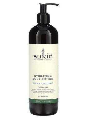 Sukin,Hydrating Body Lotion, Lime &amp;amp;amp;amp; Coco