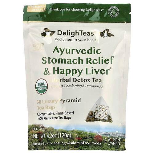 DelighTeas,Ayurvedic Stomach Relief &amp;amp;amp;amp; Ha