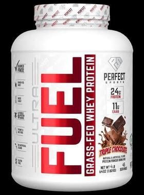 Perfect Sports,Ultra Fuel，草饲乳清蛋白，香草冰淇淋味，4 磅1