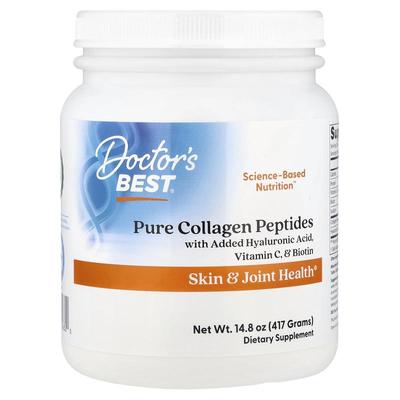 Doctor's Best,Pure Collagen Peptides With Added Hyaluronic A
