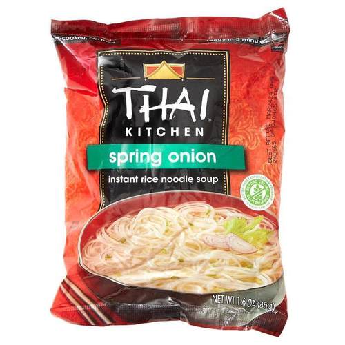 Thai Kitchen,Instant Rice Noodle Soup, Spring Onion, 1.6 oz