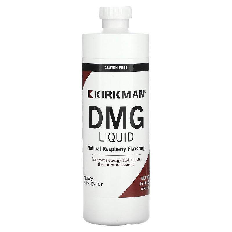 Kirkman Labs,DMG Liquid, Natural Raspberry, 16 fl oz (473 ml