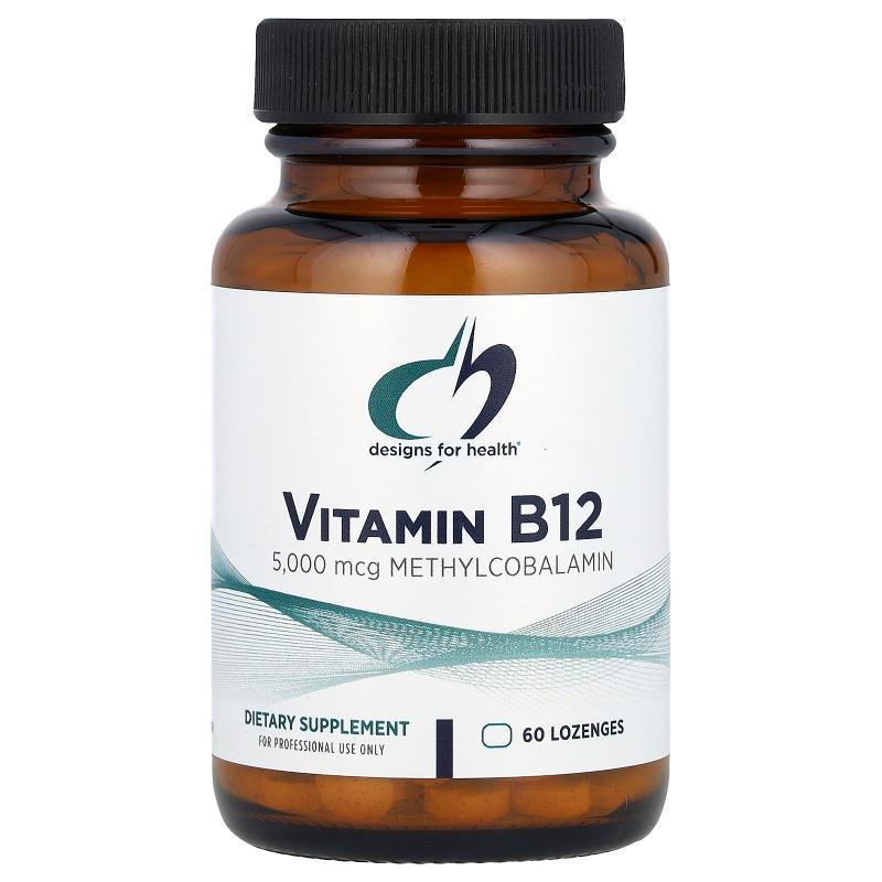 Designs For Health,Vitamin B12, 5,000 mcg, 60 Lozenges