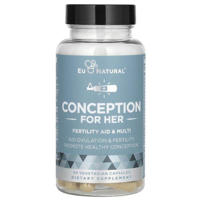 Eu Natural,女性生育，生育辅助和多种益处，60 粒素食胶囊