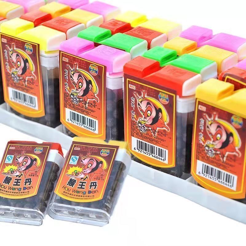 荣园猴王丹酸甜陈皮话梅丹网红童年校园零食老鼠屎8090后怀旧零食