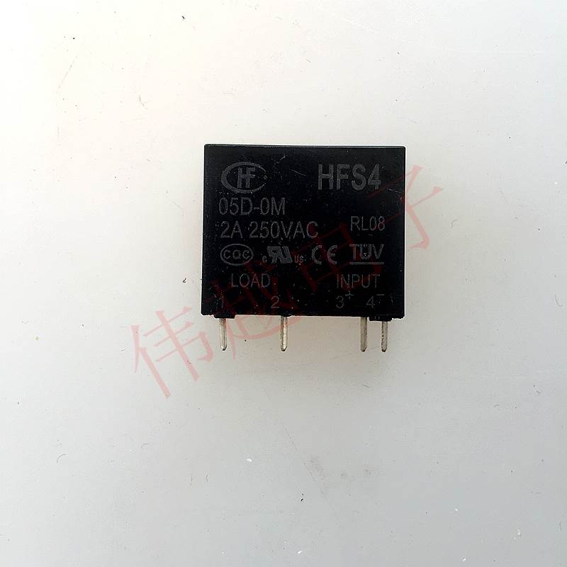 HFS4 宏发固态继电器05D 12D 24D-0M 2A250VAC 4脚
