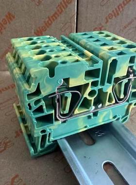 ZPE 4 魏德米勒ZDU系列 4平方 单层 弹簧式 接地端子 1632080000