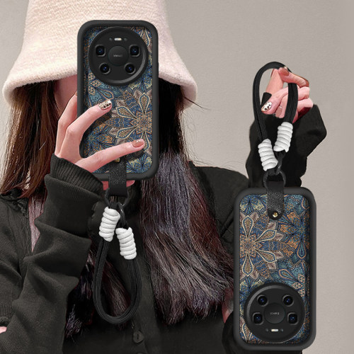适用华为mate80系列图腾防摔外壳