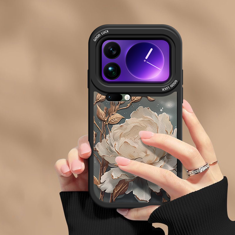 适用小米17系列金莲防摔手机壳