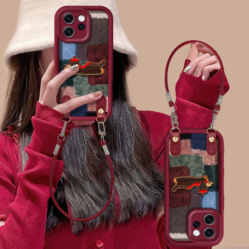 适用OPPORENO15系列可爱小狗外壳