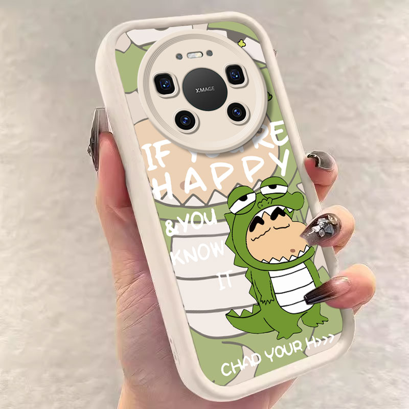 适用华为mate80系列卡通防摔外壳