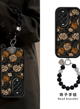 适用华为nova14活力版手机壳13女12新款huawei活力11Ultra复古玫瑰简约10SE可爱9pro硅胶8防摔6软5挂绳保护套