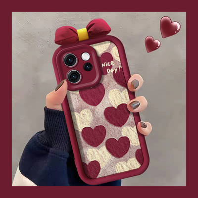 适用OPPORENO15系列蝴蝶结手机壳