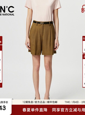 CNC女装夏季新款通勤西装短裤女#812F2X60BF