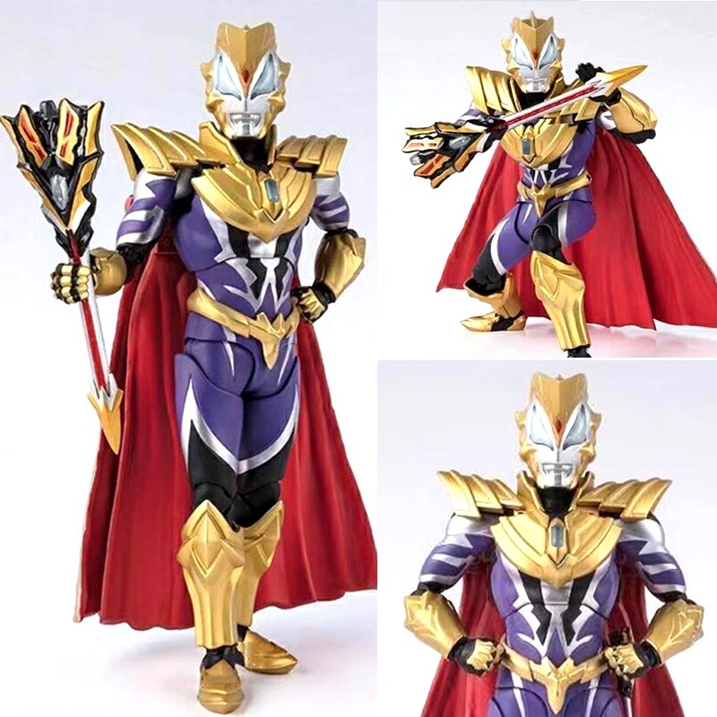 SHF捷德尊皇形态奥特曼儿童玩具手办特利迦德凯欧布鲁关节超可动