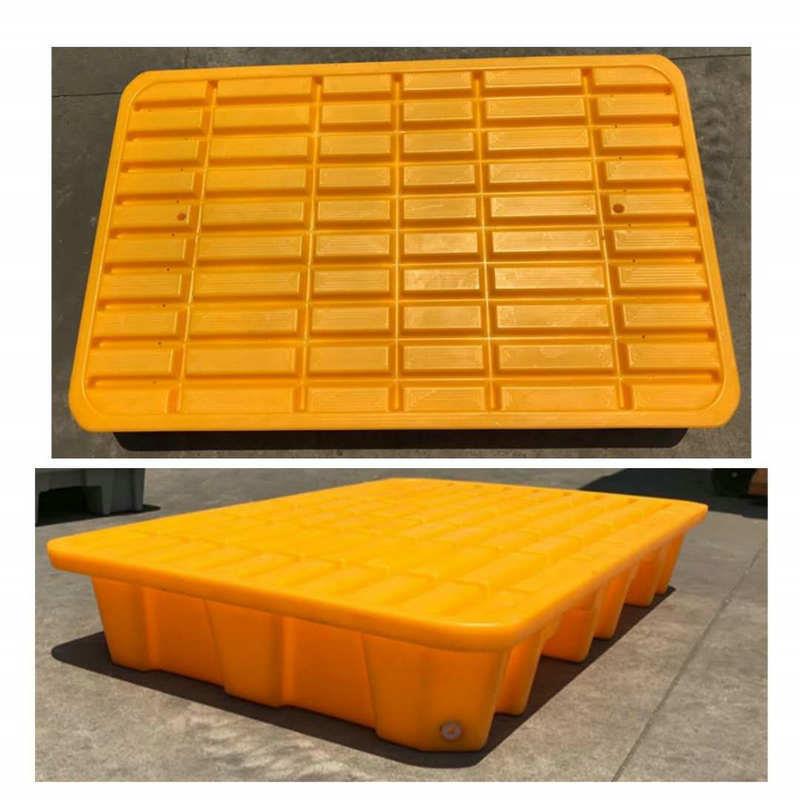 厂家防渗漏托盘危废防泄漏塑料托盘防泄漏平台化学品容器