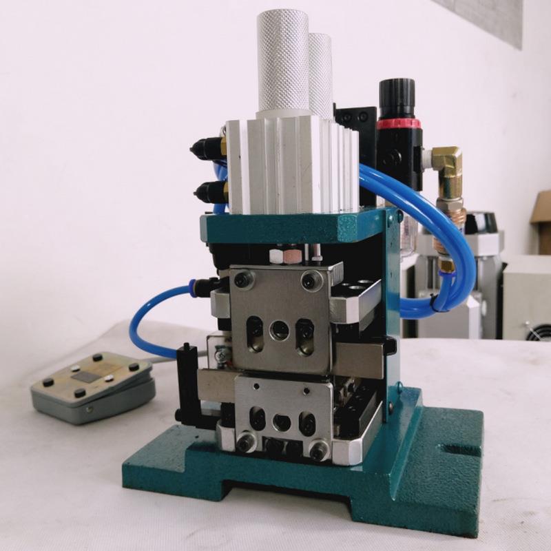 现货3FN气动剥皮机小型直立式剥线机剥皮扭线一体机工厂