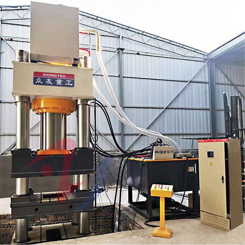 800吨石墨匣钵液压机石墨碳素热压冷压成型机四梁四柱油压机