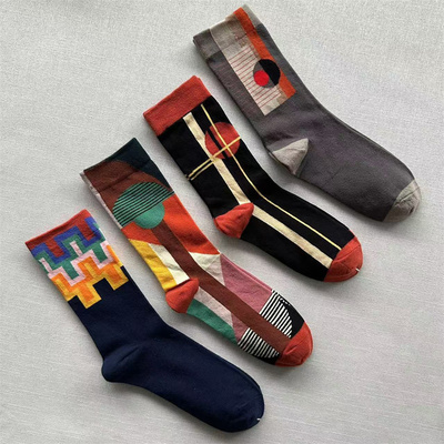 外贸袜子女 法系小众轻奢中筒袜女文艺泫雅时尚优质纯棉女袜ins潮