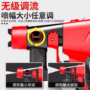 电动喷漆枪油漆喷枪乳胶漆神器喷涂一体机家用小型喷漆德力西