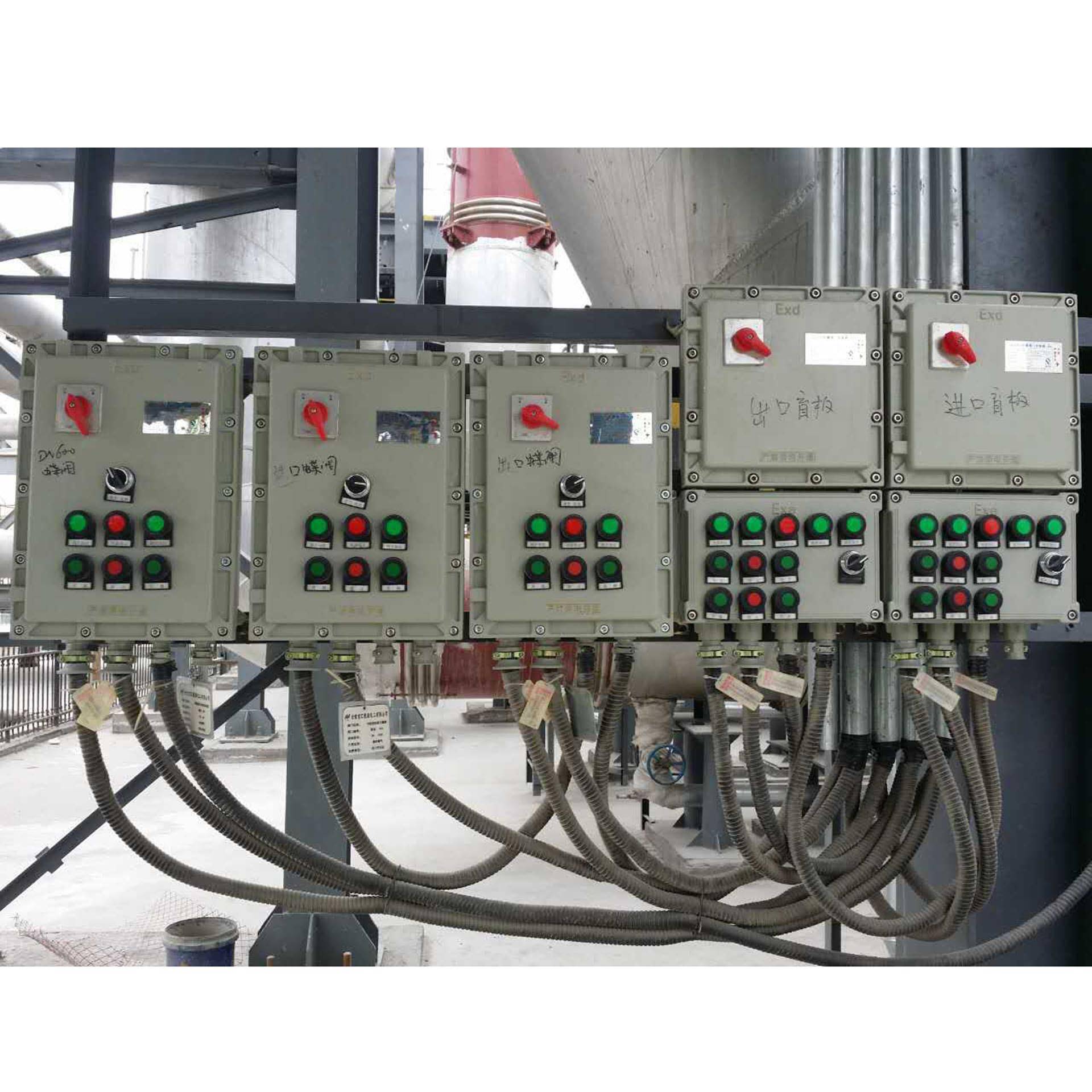不锈钢防爆控制箱DN2000盲板阀不锈钢防爆控制箱阀门自动控制