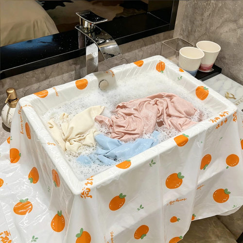 旅行洗衣神器酒店洗手盆膜一次性洗衣袋塑料膜加厚可携式旅游好物