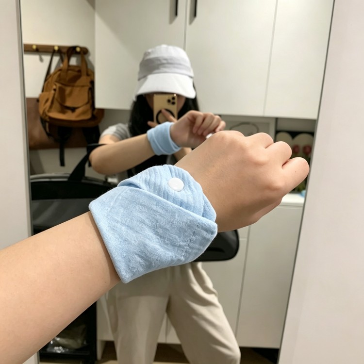 流汗救星!儿童口水巾女式运动汗巾新款手腕健身毛巾腕巾透气吸水