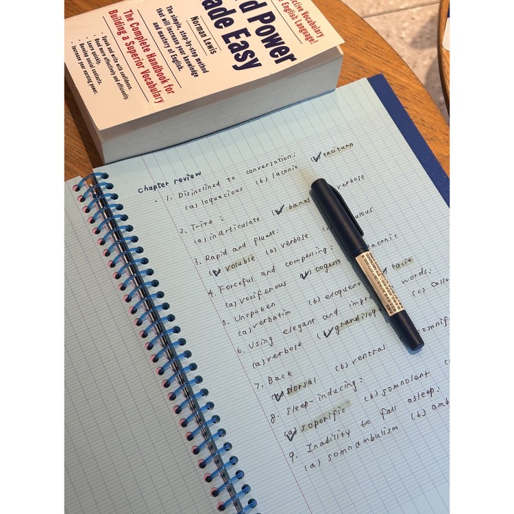 经典A4A5法文格彩页线圈本学生单词练习草稿本diy手账索引笔记本