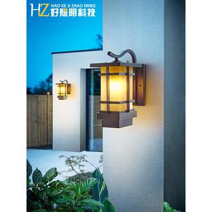 太阳能户外灯壁灯家用庭院花园别墅阳台过道楼梯大门口路围墙壁灯