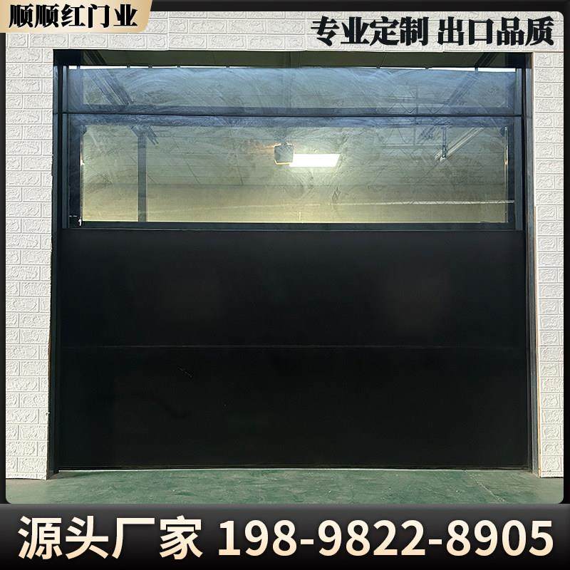 电动玻璃透视翻板车库门高档别墅翻板工业提升门铝合金静音卷帘门,全屋定制,进户门,淘宝优惠券,粉丝福利购,淘宝优惠卷
