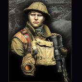 包邮 10树脂人物胸像模型 一战英国士兵抢手GK白模手办X176