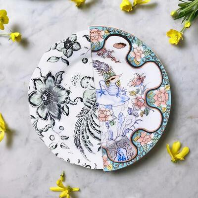 seletti餐具餐盘中西合璧骨瓷艺术牛排创意装饰盘情人节七夕礼物