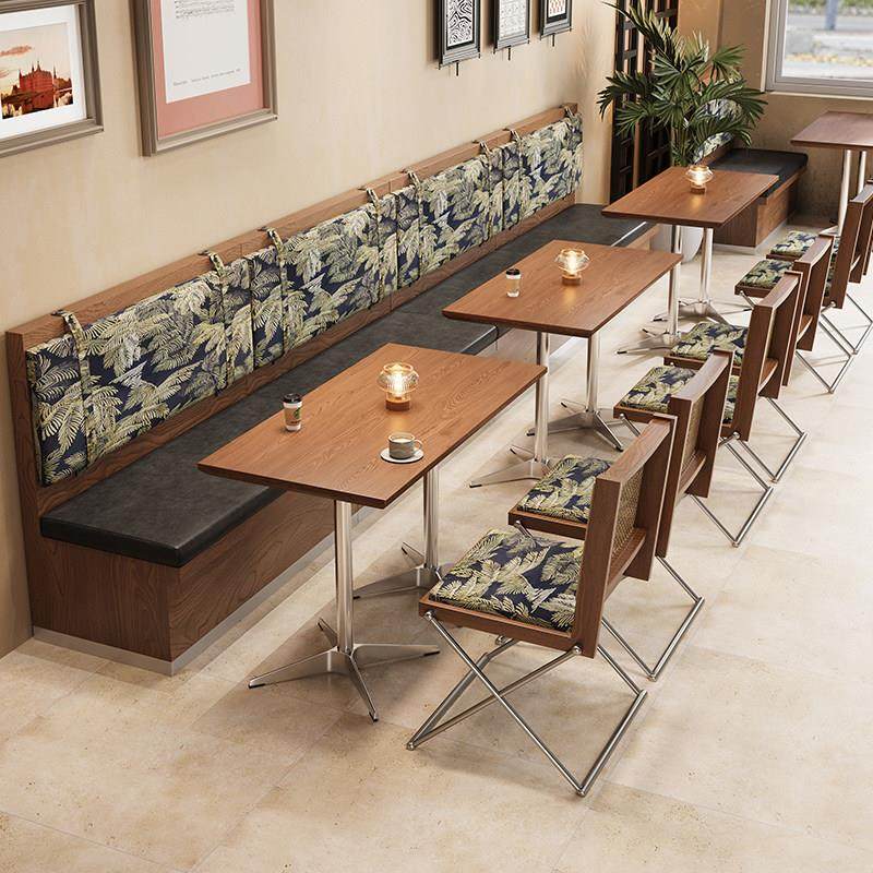 主题饭厅商用桌椅组合西餐厅餐饮店咖啡厅茶楼覆古靠墙卡座沙发,商业/办公家具,商用餐椅,淘宝优惠券,粉丝福利购,淘宝优惠卷