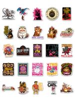 100 Dungeon Crawler Carl cartoon stickers, waterproof motorcycle helmet, water cup, photo album, guitar earphone case, suitcase stickers thumbnail 5