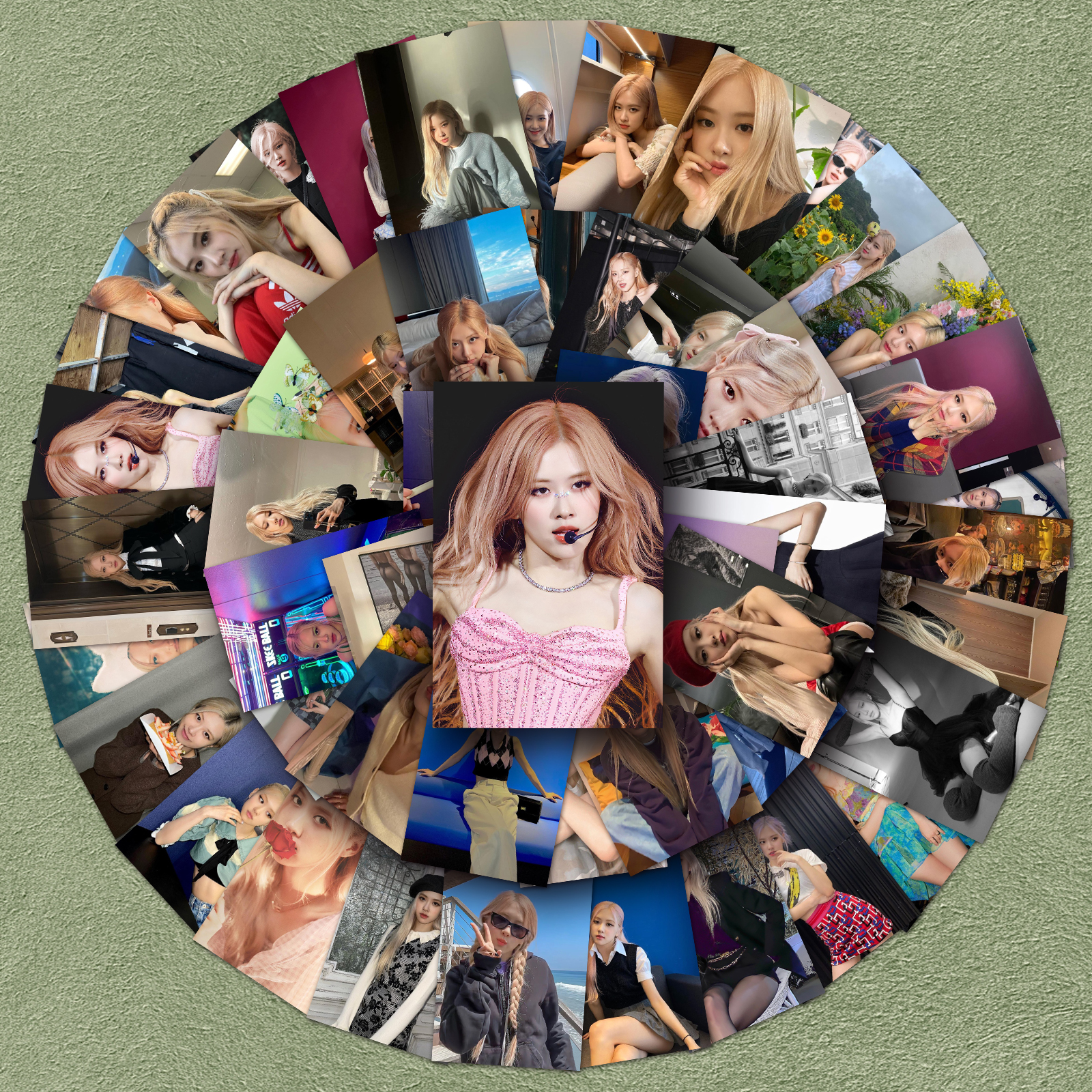 贴纸rose防水装饰重复使用女团