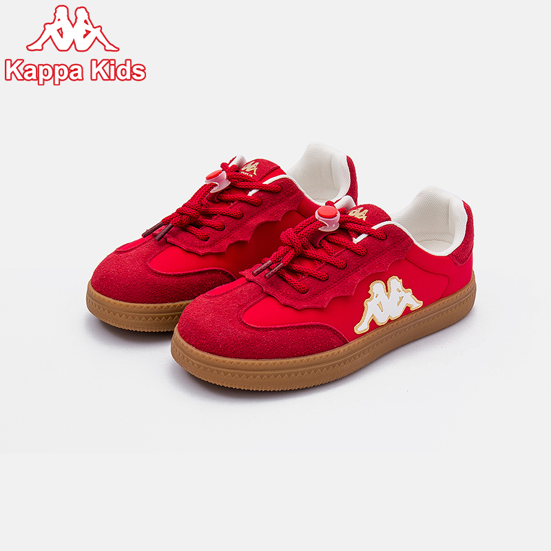 卡帕童鞋2025夏季新款红色童鞋子