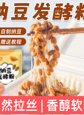 纳豆发酵菌纳豆菌发酵粉家用做纳豆的发酵粉剂豆豉黄豆子日本日式