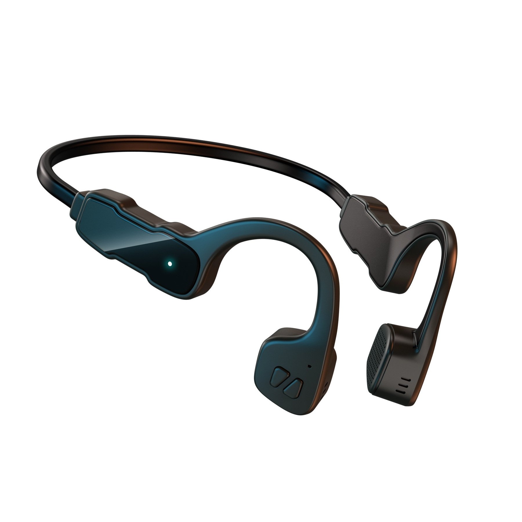 跨境新款骨传导蓝牙耳机气传导耳机复合传导耳机8级运动防水防汗,影音电器,骨传导耳机,淘宝优惠券,粉丝福利购,淘宝优惠卷