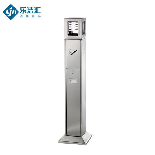 酒店大堂立式烟灰柱灭烟柱可固定式烟蒂柱户外垃圾桶吸烟区灭烟桶