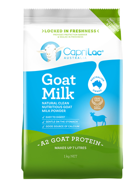 保质期27.4澳洲进口CapriLac佳倍营全脂羊奶粉A2蛋白山羊奶源1kg